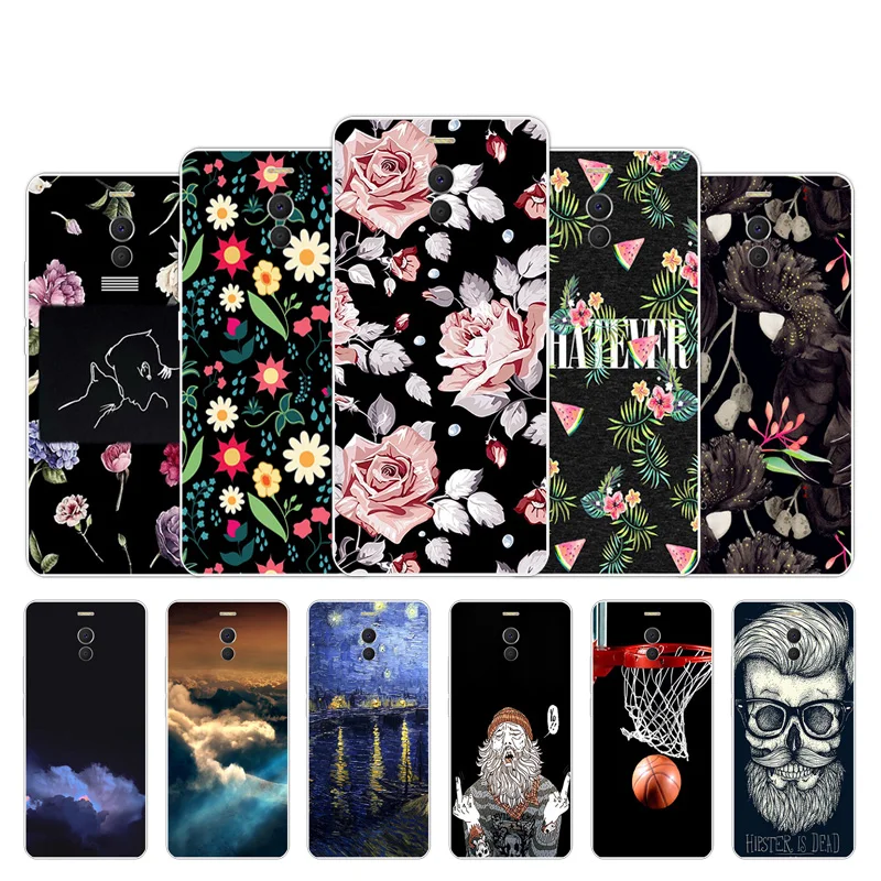 

for Meizu M6 Note/Blue Charm Note 6 Note6 Case For Meizu M6 Note 5.5 Sketch Design Cases Soft Silicone Cover For Meizu M6Note