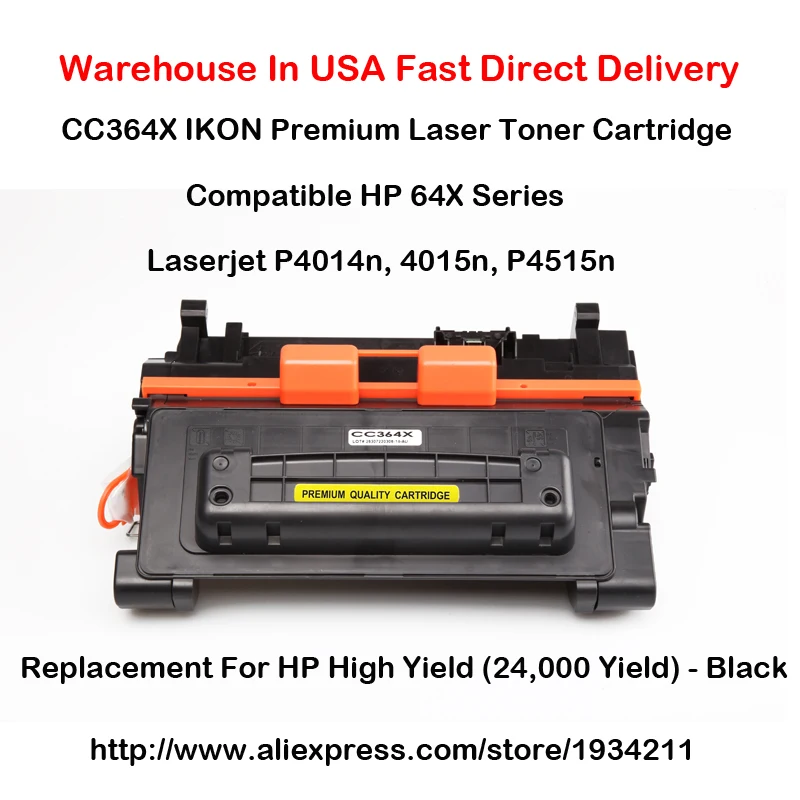 Aliexpress.com : Buy CC364X 64X Series Laser Toner Cartridge Compatible For HP LaserJet P4014n