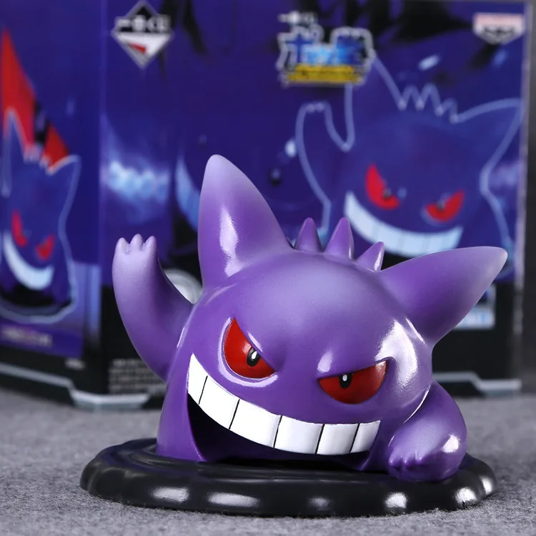 10 см Gengar мультфильм аниме карман фигурку ПВХ игрушечные лошадки КОЛЛЕКЦИЯ ЦИФРЫ для друзей подарки