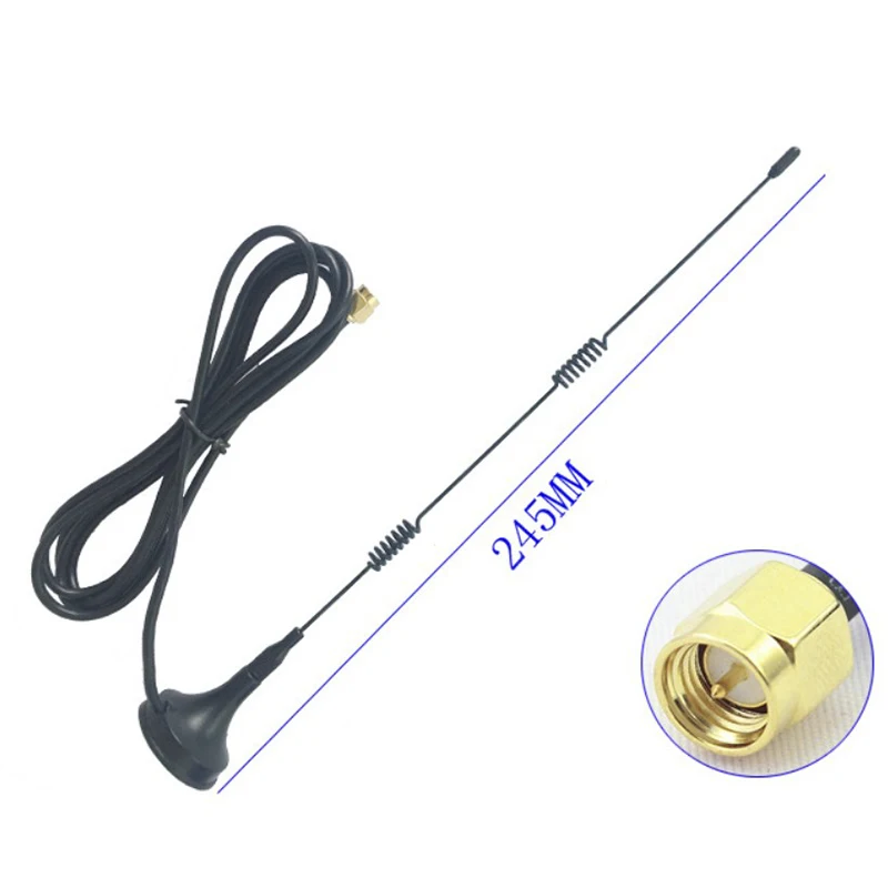 

SMA 2.4GHz 9DBI Wireless Wifi WLAN 5 X Range Booster Antenna Extender + Base