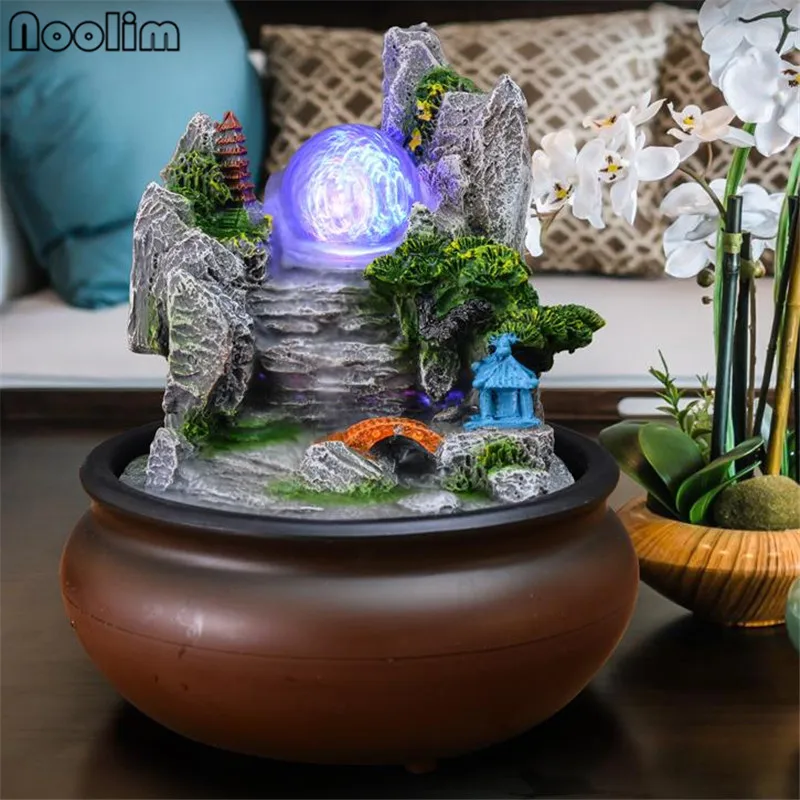Feng Shui Tabletop Indoor Multi Colorful Pots Tabletop Indoor Fountain Feng Shui Tabletop Indoor Multi Colorful Pots Tabletop Indoor Fountain