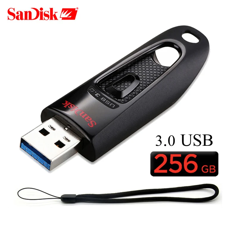 USB флеш накопитель SanDisk CZ48 3 0 дюйма 256 ГБ 64 16 32 128 м/с|USB флэш-накопители| |