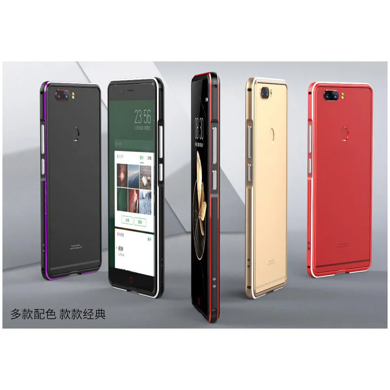 Бампер для zte nubia z17 nx563j оригинальный роскошный защитный чехол ультратонкая
