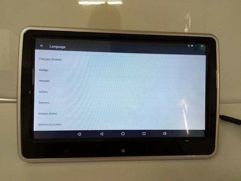 Автомобильный монитор Система Android 6.0.1 с wifi MP5 плеер карта памяти SD Bluetooth динамик 10,1 дюймов ips сенсорный экран ТВ для подголовника автомобиля