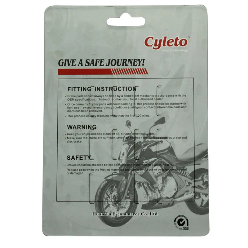 Задние тормозные колодки Cyleto для мотоцикла SUZUKI TS 125 90 96 RM RM125 89 91 TS200 94 RMX 250 RMX250 98 DR