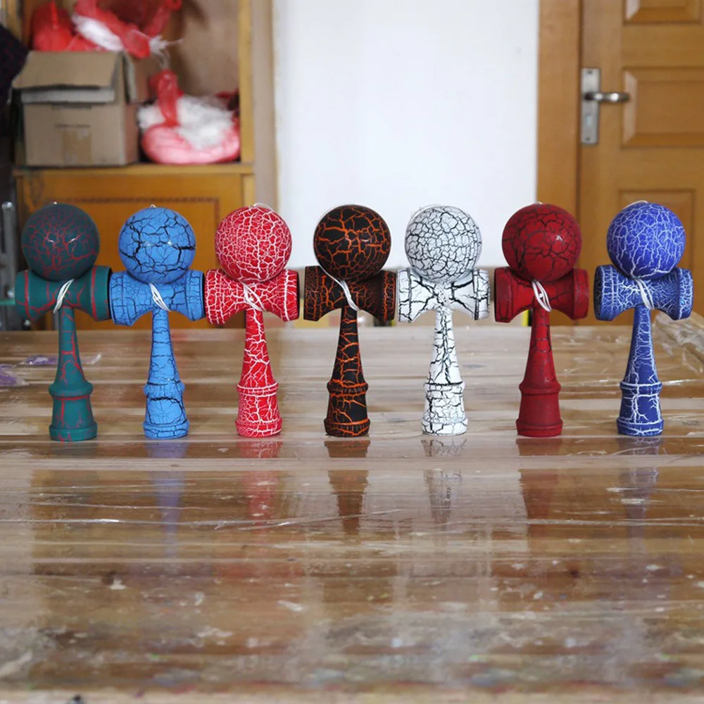 18,5 см Kendama деревянная спортивная игрушка для игр на открытом воздухе умелый Профессиональный Kendama шары игрушки для детей струны профессиональные взрослые