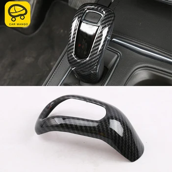 

CARMANGO For Cadillac XT4 2018 2019 Auto Car Gear trim Hand brake cover stickers cover Interior Accessories