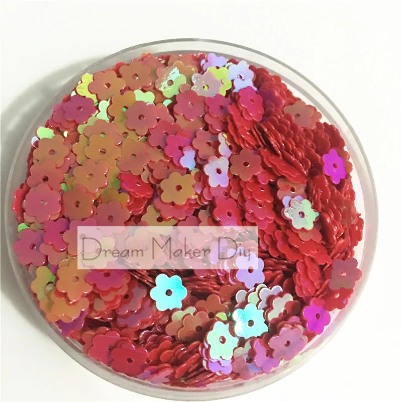 3000 шт/лот 6 мм многоцветные блестки цветы центр отверстия шитье ПВХ DIY шитье Sequins16 цвет можно выбрать