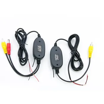 

2.4Ghz Wireless RCA Video Transmitter Receiver for DVD Parking Monitor Player Rear View Camera Reverse Rearview Cackup camera