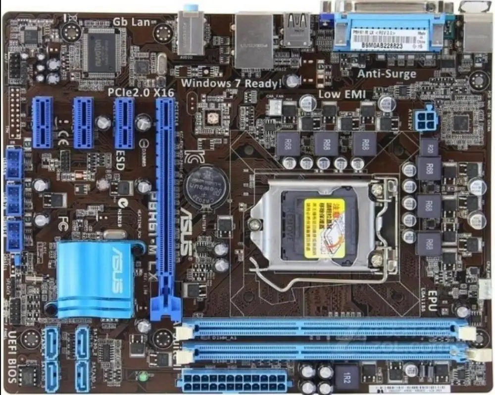 

ASUS P8H61-M LX Desktop motherboard mainboard DDR3 LGA 1155 computer PC