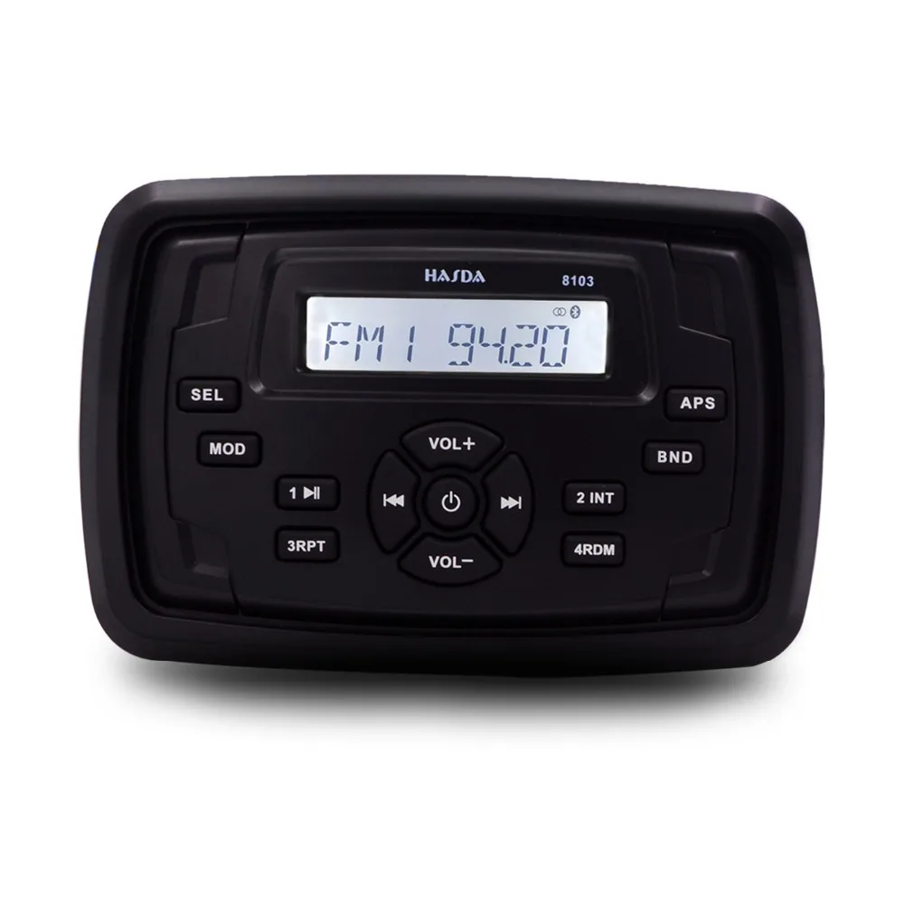 Boat Marine Radio Bluetooth Stereo Waterproof  Audio Sound System Car MP3 Player
