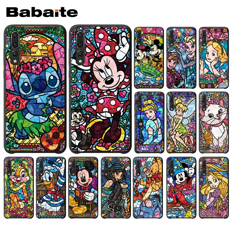 

MaiYaCa Alice Stitch Mickey Mouse Marie Cat Phone Case for Huawei P20Lite P10Plus Mate9 10 Mate10 Lite P20Pro Honor10 Mate20
