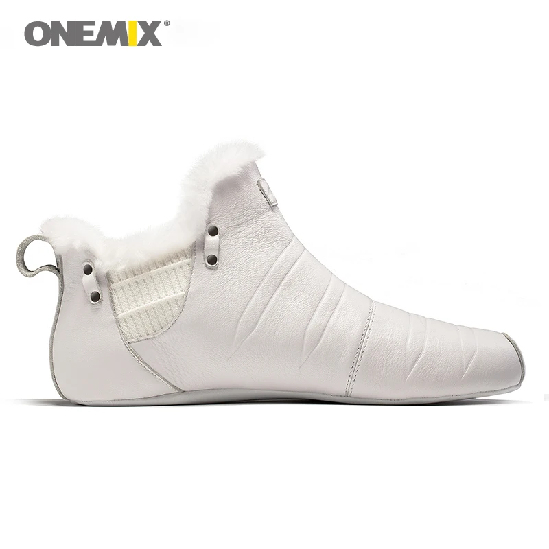 Рабочая теплая прогулочная обувь Onemix унисекс для мужчин без клея бега уличные