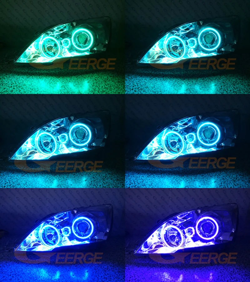 Для Хонда сrv CR-V 2007 2008 2009 2010 2011 ксенон RF контроллер Bluetooth мульти-Цвет RGB комплект светодиодов «глаза ангела»