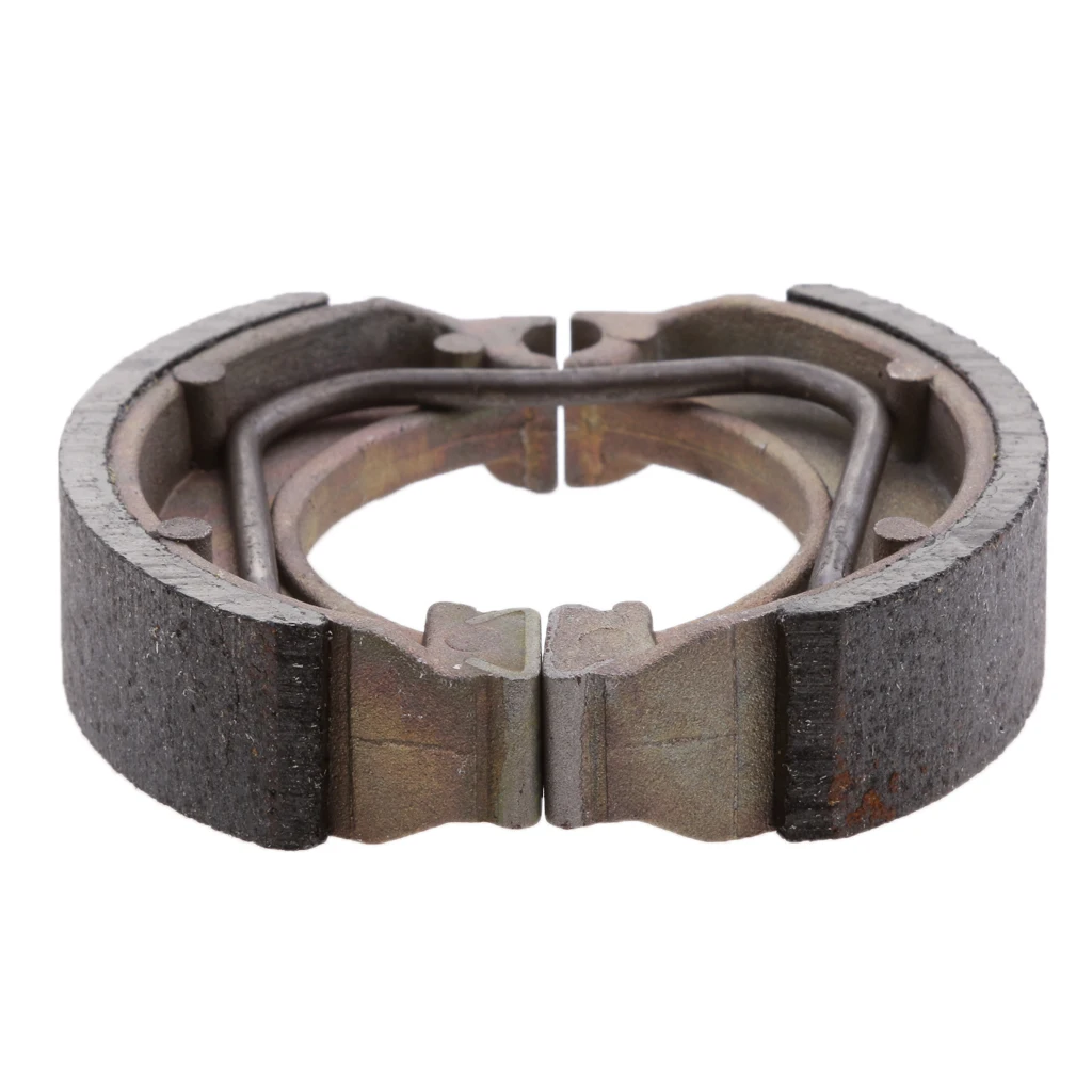 1 Pcs Motorcycle Front Rear Wheel Brake Pad Shoe Kit For Yamaha PW 50 Y-Zinger 1981-2009 Etc Maximum Braking Performance 