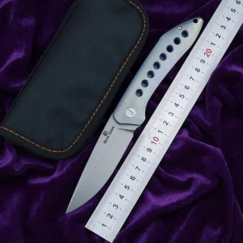 

LOVOCOO NWE Flipper original design knife hunting fin folding knife S35VN blade titanium treatment outdoor survival EDC t