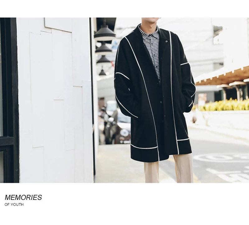 Warm Male Trench Coat Wool Liner Long Thick Fleece Jacket Men Fur Inside Parka Winter Jackets  (26)