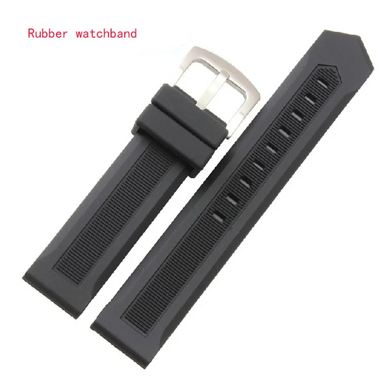 Sport Watches band Straps Men Waterproof Watch Accessories 20 22mmHIGH QUALITY Rubber silicone watchband bracelet free