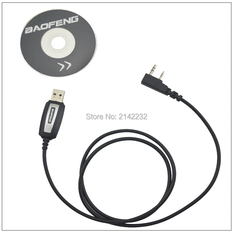 Baofeng UV-5R иди и болтай walkie talkie “иди и USB Кабель для программирования Дата tansceiver для Baofeng UV-5R/666 S/777 S/888 S/UV-B5/UV-B6 5RE для Win7Win10