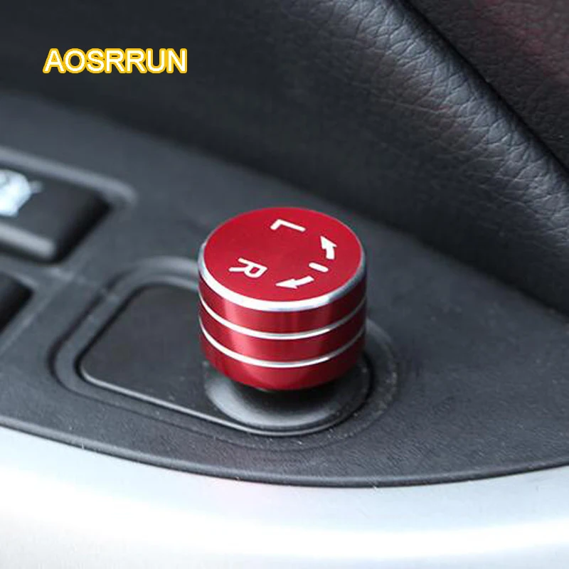 

AOSRRUN Aluminium alloy rear-view mirror knob is the rear-view mirror adjusting ring Car accessories For Suzuki vitara 2016 2017