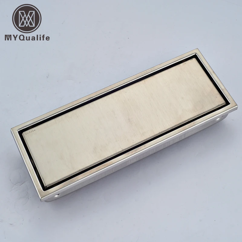 Luxury Nickel Brushed Bathroom Floor Drain Stainless Steel Shower Grate Waste Drain Luxury Nickel Brushed Bathroom Floor Drain Stainless Steel Shower Grate Waste Drain