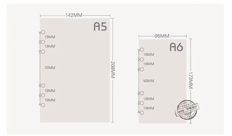 Новое поступление Star JM В Горошек 6 блокнот с отрывными листами A5 A6 Органайзер планировщик с эластичной связью матча книга