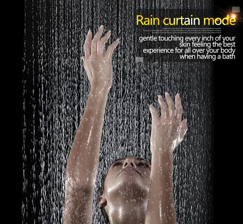 SPA Big Rain Shower Faucets Modern Shower Ceiling 20'' Showerheads Panel 304 Stainless Steel Shower Set & Bath Shower Mixer (9)