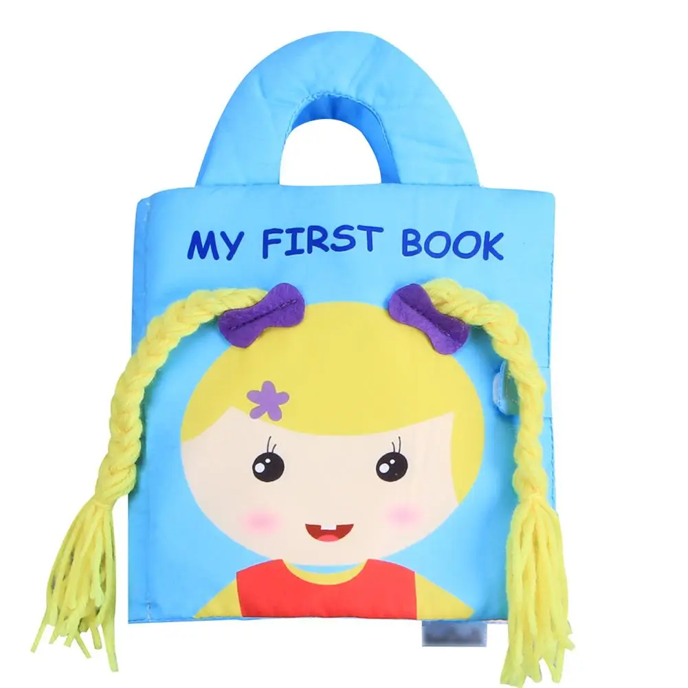 

Baby Cloth Book Early Learning Educational Toys Tear Resistant Teaching Book Learning Shape Color Time Cloth Development Books