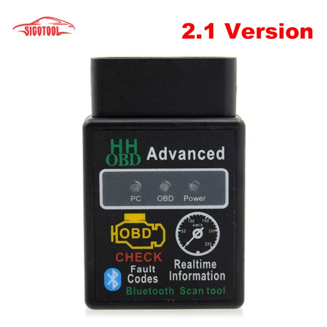 ELM 327 HHOBD OBD2 V1.5 25k80 V2.1 Car Diagnostic-tool Scanner ELM327 Bluetooth Interface Support All OBDII OBD Protocols automotive battery charger Code Readers & Scanning Tools