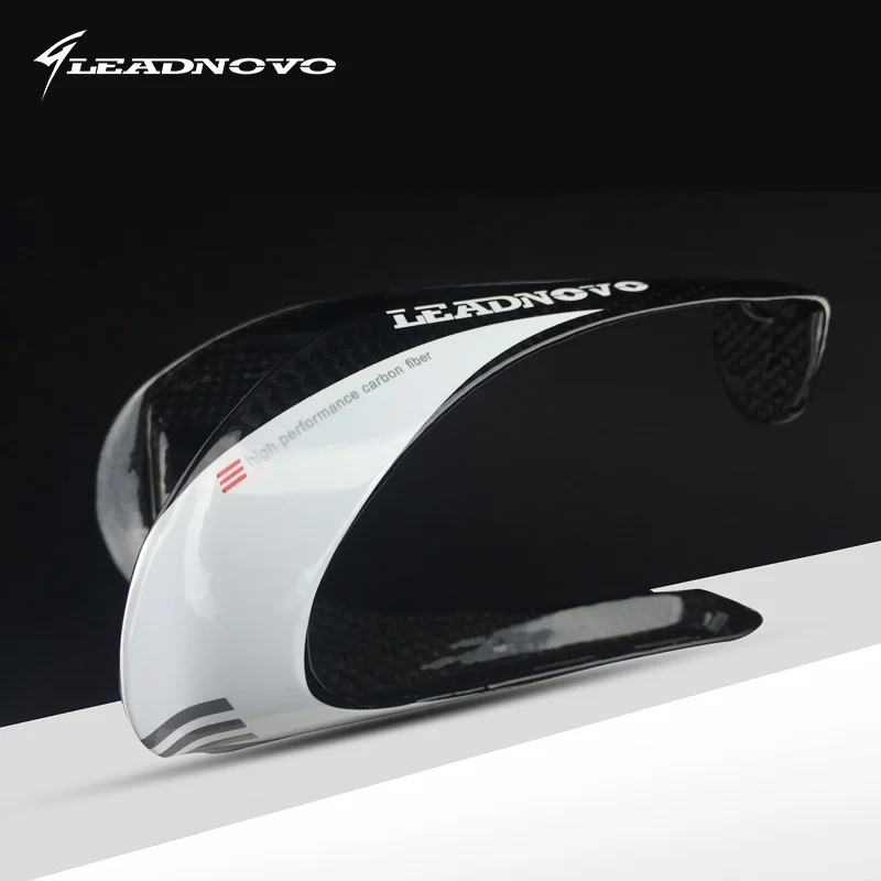 Современная углеродная клетка для бутылок 3 K глянцевый красный белый велосипед держатель бутылки для воды 25g bi Велоспорт бидон Велоспорт MTB TT Aero Road - Цвет: LN3.0