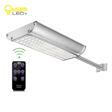 Outdoor Solar Powered Microwave Motion Sensor 70 Led Solar Light Remote Controller Waterproof Garden Light Wall Street Lamp