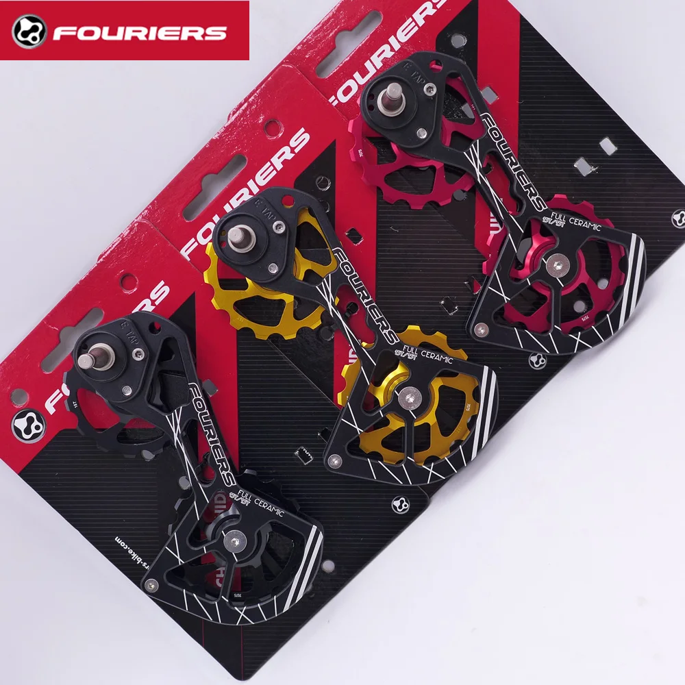 Sistema de aleación de FOURIERS OSPW para SRAM Red/Force/competitive/e-tap bicicleta de carretera transmisión trasera de gran tamaño rodamiento de cerámica con rueda de polea Sistema de aleación de FOURIERS OSPW para SRAM Red/Force/competitive/e-tap bicicleta de carretera transmisión trasera de gran tamaño rodamiento de cerámica con rueda de polea
