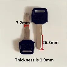 C521 длинные волосы принц левая заготовка для ключа для слесаря [15 шт]