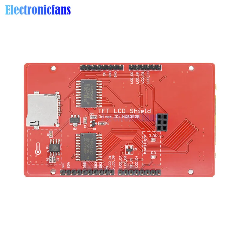 5 В/3,3 В 3,2 дюйма 240X400 TFT lcd сенсорный экран расширительный экран светодиодный модуль дисплея для Arduino с сенсорной ручкой 3," светодиодный дисплей