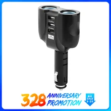 Rocketek Мульти usb Автомобильное зарядное устройство 3.1A 3 USB быстрая зарядка QC 3,0 автомобильный прикуриватель телефон адаптер аксессуары автомобиль-зарядка