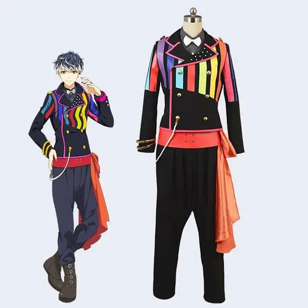 

Бесплатная доставка, аниме, мультфильм, игра idolish7, косплей, мужской и женский костюм для косплея