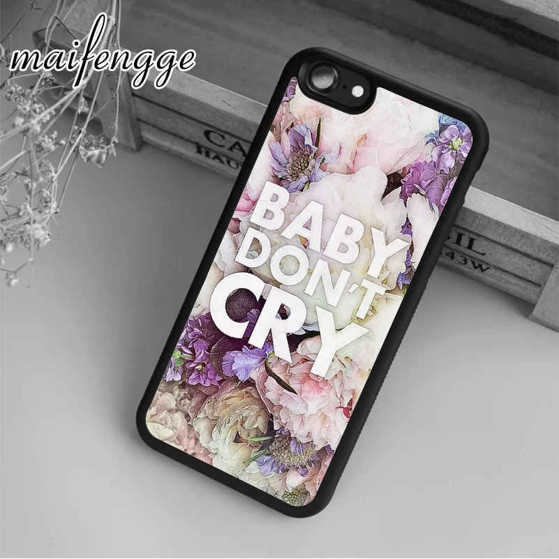 maifengge Baby Don't Cry Flower Sea Case For iPhone 5 6 6s 7 8 plus X XR XS max 11 12 Pro Samsung Galaxy S7edge S8 S9 S10 | Мобильные