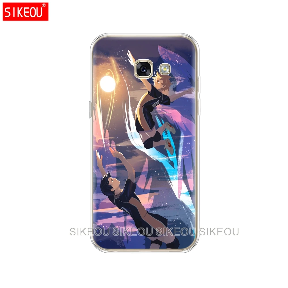 Силиконовый чехол для телефона Samsung Galaxy A6 A8 2018 A3 A310 A5 A510 A7 2016 2017 Haikyuu Hinata атаки аниме