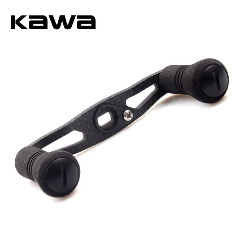 KAWA Рыболовная катушка ручка из углеродного волокна для Shimano Daiwa Abu baitcasing Eva ручка отверстие размер 7*4/8*5 мм Длина 93 мм