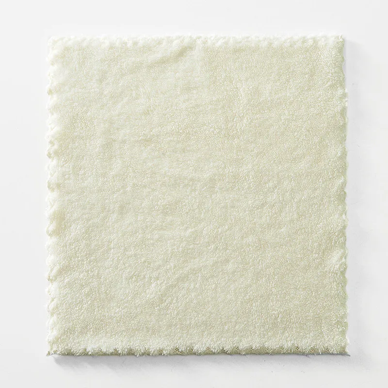 Beige Маленькое мягкое портативное полотенце для лица из микрофибры для ванной комнаты, супер впитывающее плотное полотенце s 30x30m - Цвет: Beige