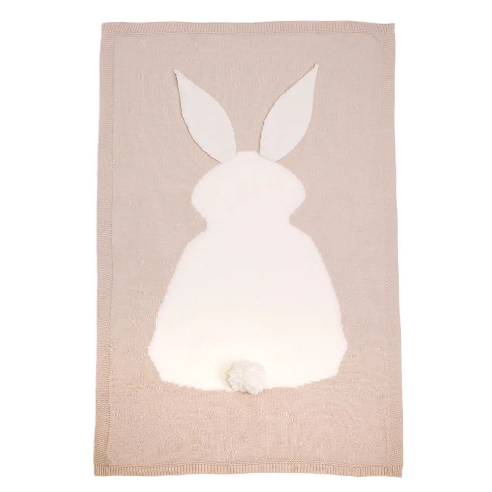 Baby Blankets Newborn 2017 Rabbit Knitting Blanket Bedding Quilt For
