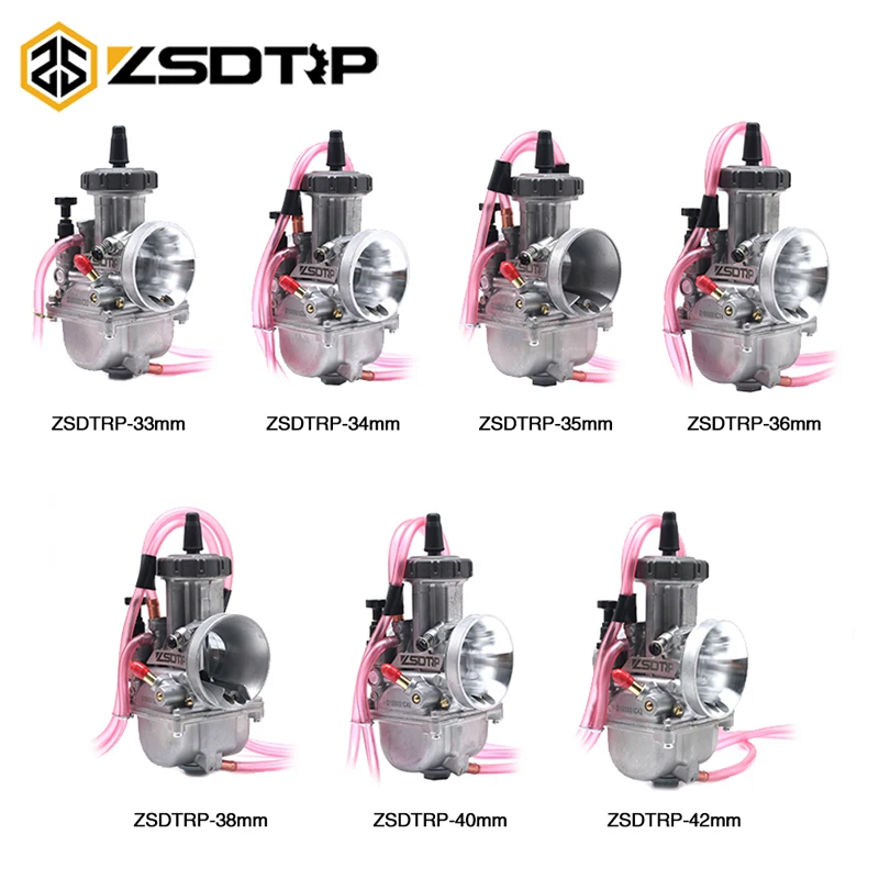 ZSDTRP 33 34 35 36 38 40 42 мм карбюратор мотоцикла Air Striker для ATV багги Quad Go Kart Байк Fit On 2T 4T JOG DIO