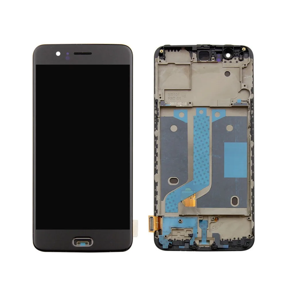 

For One Plus 5 Five LCD Display Touch Screen with Frame Digitizer Assembly Repacement Parts 10pcs/lot