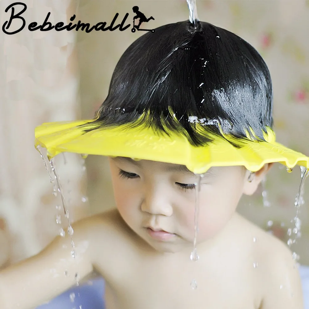 Resultado de imagem para Chapéu anti-shampoo nos olhos para bebês