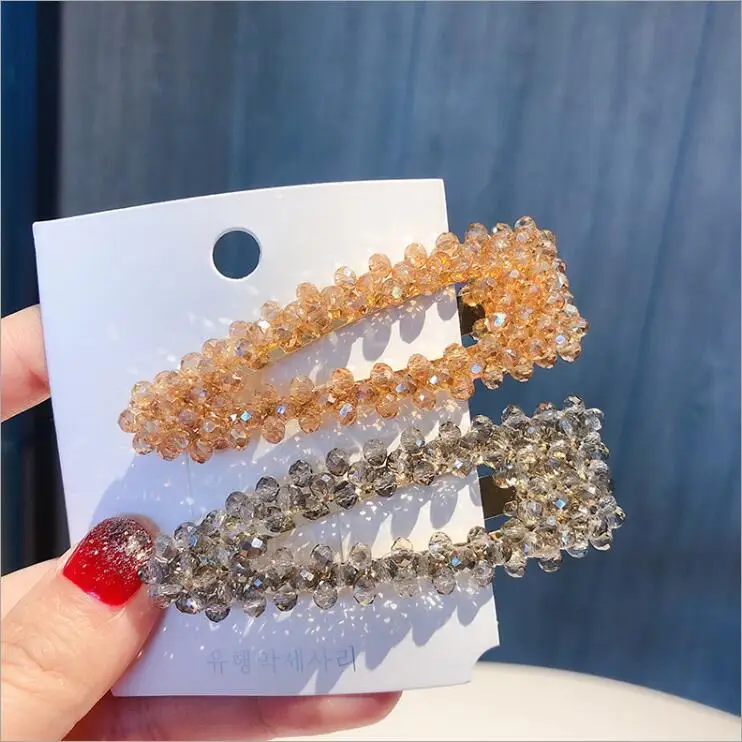 2019 Pearl Hair Clip Snap Barrette Stick Hairpin Hair Styling Accessories For Women