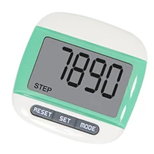 Многофункциональный шагомер счетчик калорий Расстояние 5 шагов буфера ошибка коррекция большой ЖК-дисплей с поясом