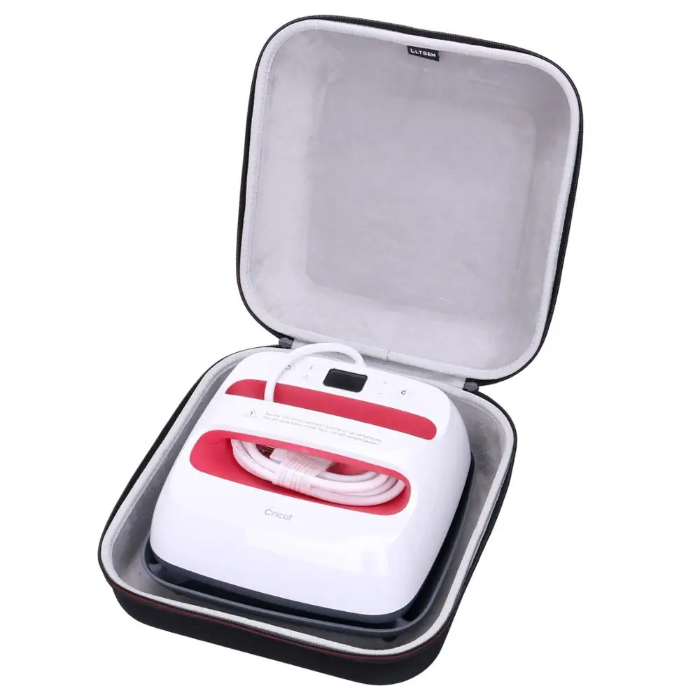 LTGEM EVA водонепроницаемый ударопрочный жесткий чехол для переноски Cricut EasyPress 2 (9*9