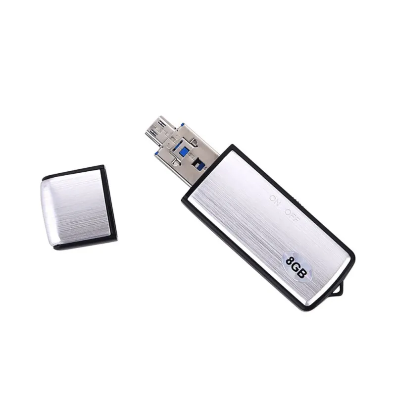 3 в 1 u диск цифровой мини аудио диктофон 8 Гб профессиональная USB рекордер Запись