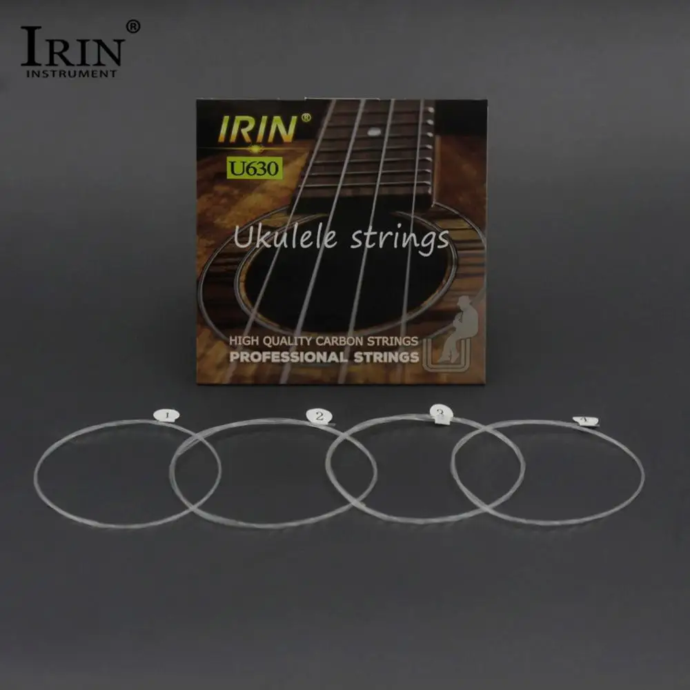 

IRIN 4Pcs/Set Mini Guitar Ukulele Strings Nylon Silver Plating Replacement Ukulele Strings For Guitar Ukelele Accessories