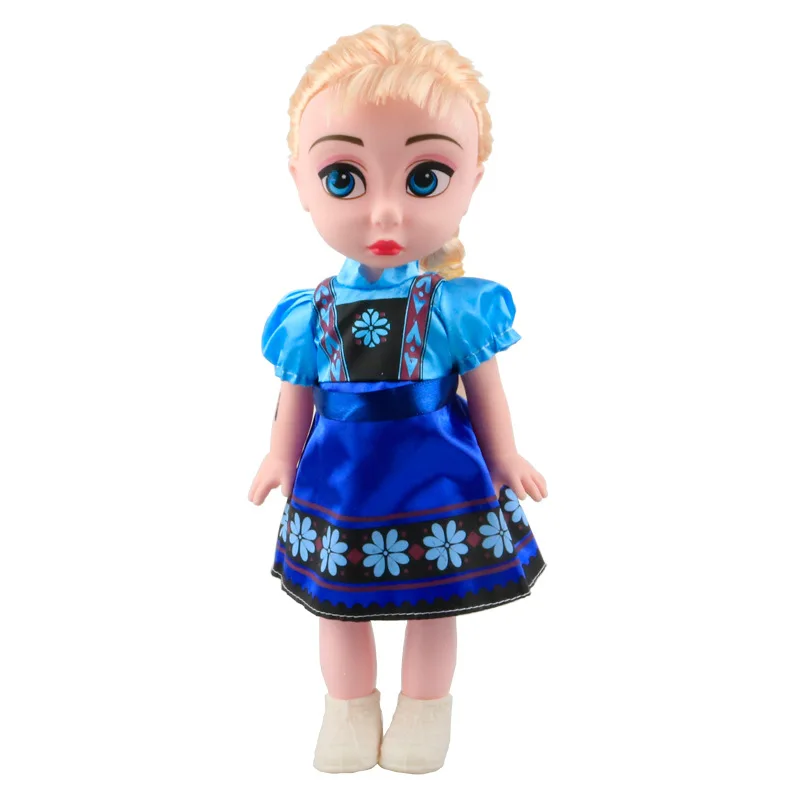 Disney 30cm Dolls 14 Inch Vinyl Doll with Theme Music Salon Princess Frozen Anna Elsa Toys for Childrens Birthday Christmas Gift Disney 30cm Dolls 14 Inch Vinyl Doll with Theme Music Salon Princess Frozen Anna Elsa Toys for Childrens Birthday Christmas Gift